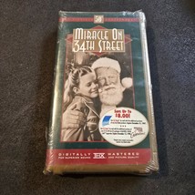 Miracle On 34th Street 1997 50th Anniversary Edition VHS Christmas New S... - $180.28 MXN