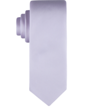 Calvin Klein Mens Regular fit Tie Necktie One Size Lilac Purple Solid CK... - $184.01 MXN