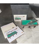 Objet D’Art #1181 RACK EM’ UP Pool Table W/ Cues Blinged Hinged Trinket Box - $33.83 CAD