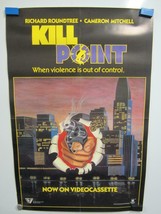 KILL POINT Richard Roundtree Original Vintage Video Movie Poster - £17.42 GBP
