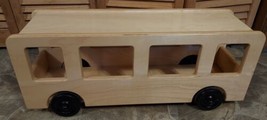 JONTI-CRAFT Child’s Play Wood Bus Preschool day care ride on. RARE - £39.14 GBP