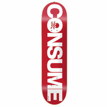 Death Consume Skateboard Deck - Death Skateboards 8.5 &quot; with grip  - £35.50 GBP