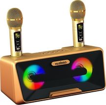 MASINGO Karaoke Machine w/ 2 Wireless Mics Portable Bluetooth Singing Sp... - €34,09 EUR MASINGO Karaoke Machine w/ 2 Wireless Mics Portable Bluetooth Singing Sp... - €34,09 EUR