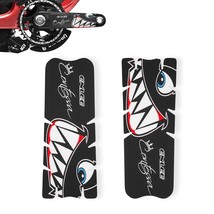 Enlee One Pair Mountain Bike Stickers, Bicycle Frame, For Crankset/Black - £28.30 GBP