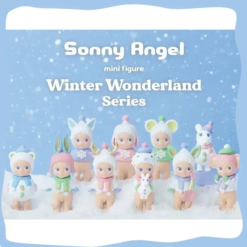 Original Sonny Angel Winter Wonderland Series Blind Box Mini Figures Cute Hipper - £27.58 GBP+