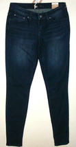 New NWT Womens 0 25 London Jean Prana Stretch Tall Skinny Indigo Blue Organic 33 - £51.21 GBP