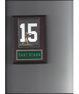 BART STARR PLAQUE GREEN BAY PACKERS FOOTBALL NFL JERSEY PHOTO PLAQUE - $4.94