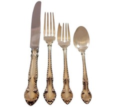 English Gadroon by Gorham Sterling Silver Flatware Set for 6 Service 24 pieces - £1,129.20 GBP