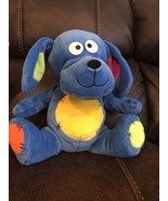 GOFFA Colorful Stuffed Dog Spotted Plush Toy stuffy with floppy ears  soft - $11.51 CAD