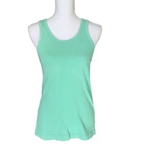 U S Vintage Womens Racerback Tank Top Size M Sea Green $30 VTG 90s - £18.44 GBP