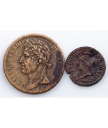 1798-1825 France Centime &amp; 5 Coin Lot (Very Fine, VF Condition) - $70.97 CAD