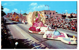 Burbank Page One Rose Parade Pasadena, California Parade Postcard. Posted 1958 - £5.37 GBP