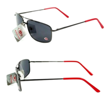 Cincinnati Reds Sunglasses Metal Frame Style Uv Protection And W/FREE POUCH/BAG - $12.85