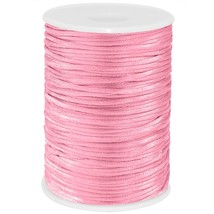 2Mm X 100 Yards Quality Rattail Nylon Satin Cord Roll, Kumihimo Rattail, Chinese - £12.57 GBP