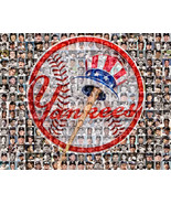 NY Yankees Player Mosaic Print Art Using 200 of the greatest Yankee Players - $29.95 - $159.00