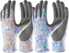 COOLJOB Colorful Gardening Gloves Best Gift for Women 6 Work - £21.93 GBP