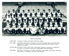 1963 Cleveland Indians 8X10 Team Photo Baseball Picture Mlb - £3.88 GBP