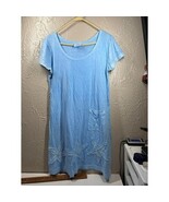 MiMi Cotton Nightgown 100% Cotton Starfish Beach Island Cottagecore Size... - $25.00