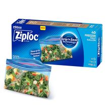 Ziploc Half Gallon Freezer Bags Grip 'n Seal Technology 40 Count - $329.38 MXN Ziploc Half Gallon Freezer Bags Grip 'n Seal Technology 40 Count - $329.38 MXN