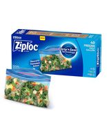 Ziploc Half Gallon Freezer Bags Grip &#39;n Seal Technology 40 Count - €15,37 EUR