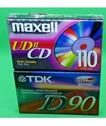 1  Maxell UD II CD 110 High Bias Blank Audio Cassette Tape New + 1 TDK D 90 - $20.26 CAD