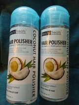 Two Pack Beauty Treats Hair POLISHER/ Coconut Extract And Vitamin E 6 Oz Each - £19.46 GBP
