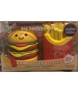 MimiCoco Big Squishy Pals Hamburger And French Fries Limited Edition - $24.35 CAD