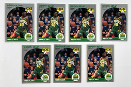 Lot (7) Shawn Kemp 1990-91 NBA Hoops #279 Rookie Card RC Supersonics - £11.31 GBP