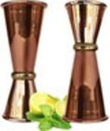 Double Jigger Cocktail Shot Glasses. 2 Mix Perfect Craft &amp; Classic Drinks - $29.99