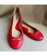 MOSCHINO Red ballet flats size 37 - $1,924.46 MXN