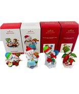 Lot of 4 Hallmark Keepsake Making Memories Snowman Ornaments 2017 2019-2... - $542.98 MXN