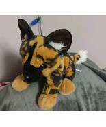 Petting Zoo Hyena 12” Plush Brown Black Dog  Stuffed Animal KingToy I&#39;m ... - $12.12 CAD