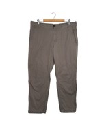 Columbia Pants Mens 40W 32L Brown Flannel Lined Insulated Outdoor Hiking - $24.74