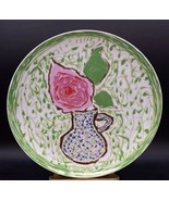 Sincerely Yours Gloria Vanderbilt SIGMA Rose Vase 448 Dinner Plate 10 1/4” - £39.54 GBP