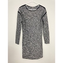ATHLETA Retreat Sweater Dress Women Small Tunic Sweater Gray Marled Cotton - £34.15 GBP