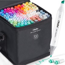 Ohuhu Alcohol Markers Double Tipped Art Marker Set for Artists Adults Co... - $1,825.74 MXN