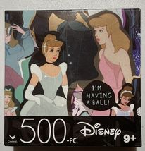 Disney Cinderella 500-PC Jigsaw Puzzle By Cardinal NEW SEALED - $9.89