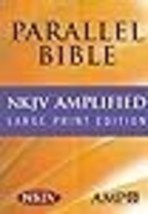 Parallel Bible: New King James Version/Amplified Bible Black Leather - £46.82 GBP