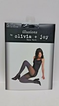 1x Olivia + Joy New York Women&#39;s Pantyhose All in One/over the knee Blac... - $13.46