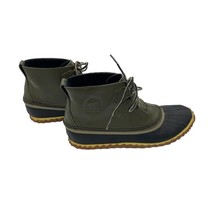 Sorel Out N About Waterproof Rain Duck Boots NL2511-383 Olive Green Women&#39;s 8 - £27.34 GBP