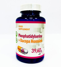 Phosphatidylserine+Bacopa Monnieri 250mg 90 Capsules Memory Boost Brain Health - £19.15 GBP