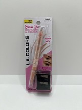 6 PACK L.A.Colors Brow Duo Highlight&amp; Concealer #C69040 - $13.99