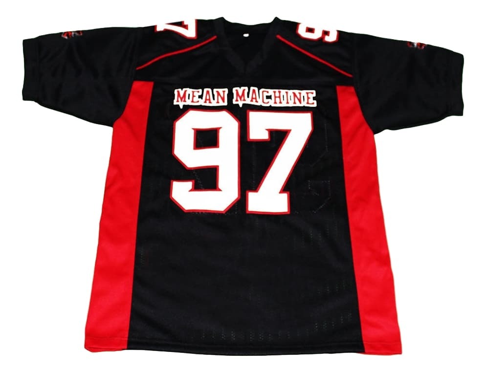 switowski #97 mean machine longest yard movie football jersey black any size