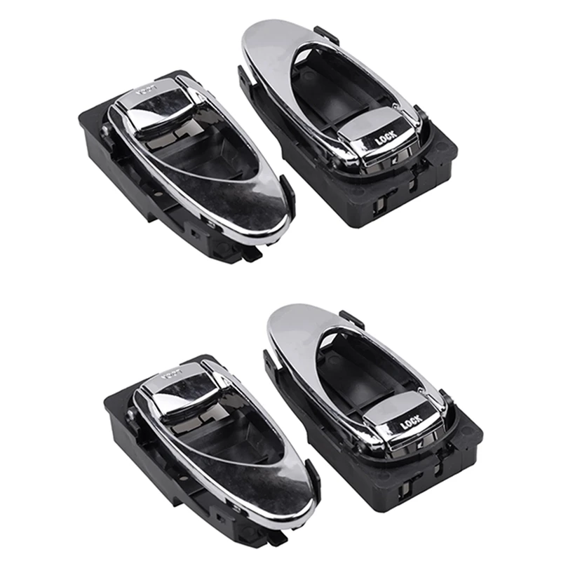 4Pcs Car Interior Door Handle For Daewoo Leganza 1997 1998 1999 2000 2001 2002 - £26.39 GBP