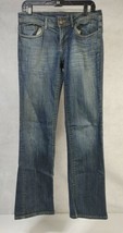 Vigoss Jeans New York Boot Cut Medium Wash Thick Stitch Womens Size 7  - £9.71 GBP