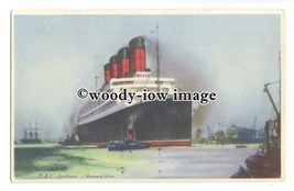 LS0993 - Cunard Liner - Aquitania - art postcard - £3.00 GBP