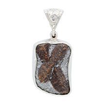 Angelic Expression Staurolite Stone Pendant Necklace (22&quot;) Brown - £133.59 GBP