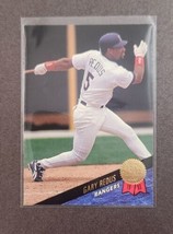 1993 Leaf Gary Redus 426 Texas Rangers Series Two Baseball Vintage Leaf ... - $46.35 MXN