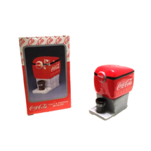 Coca Cola Salt and Pepper Shakers Ceramic Enesco 1997 New in Box #270105 NOS - £22.03 GBP