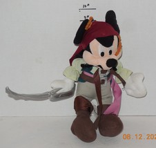 Exclusive Disney World Mickey Mouse Pirates of The Caribbean 10&quot; plush toy - $25.85